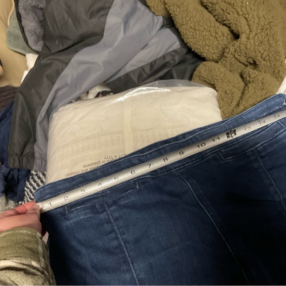 Anthropologie Pilcro & the Letterpress high rise skinny jeans with slits - Picture 6 of 10